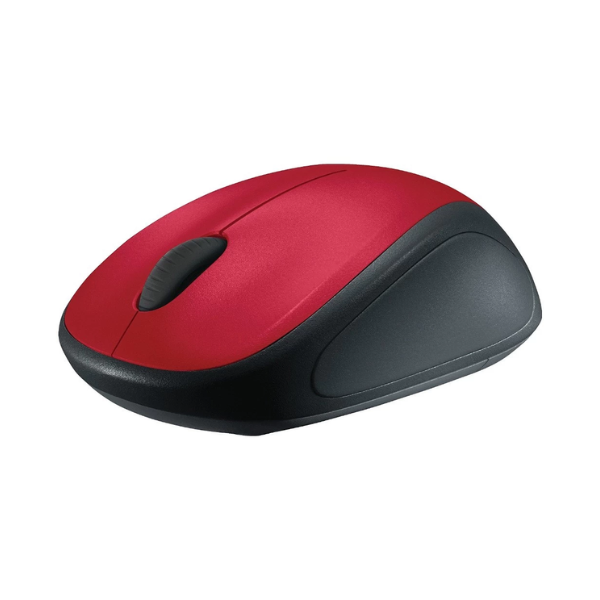 Picture of Logitech M235 Red Rubber Sides Wireless Mouse( Red )