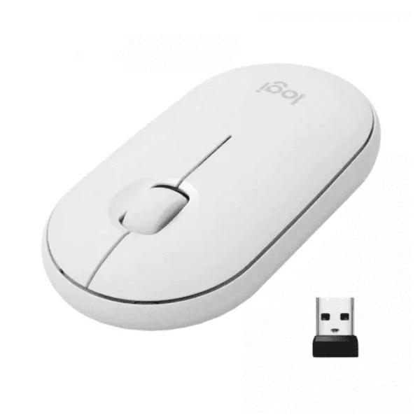 Picture of Logitech M350 Pebble Off-White Wireless Mouse( Off White )