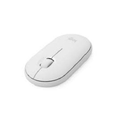 Picture of Logitech M350s Pebble Mouse 2, Tonal White Wireless and Bluetooth Mouse( White )
