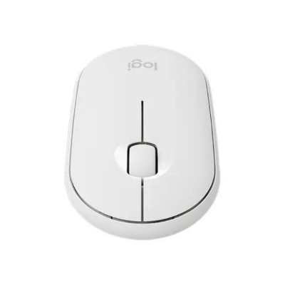 Picture of Logitech M350s Pebble Mouse 2, Tonal White Wireless and Bluetooth Mouse( White )