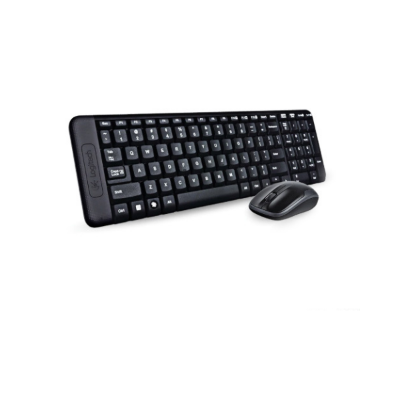 Picture of Logitech MK220 Wireless Mouse and  Keyboard Combo( Black )
