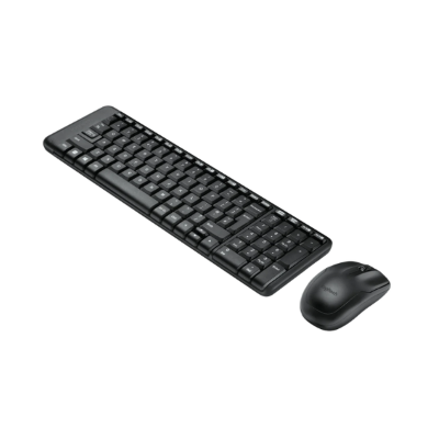 Picture of Logitech MK220 Wireless Mouse and  Keyboard Combo( Black )