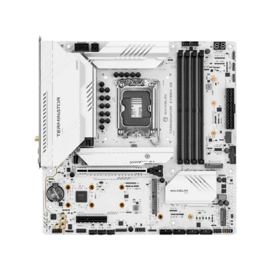 Picture of Maxsun Ms-Terminator Z790m D5 Ice DDR5 12th/13th/14th M-ATX Motherboard