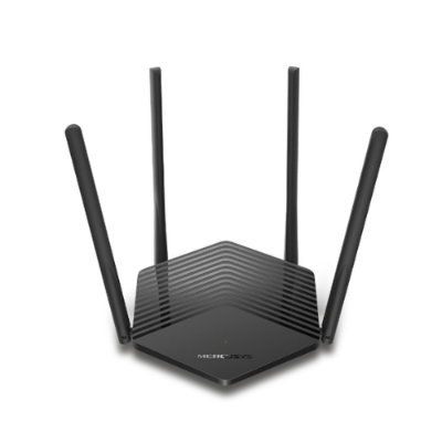 Picture of Mercusys MR60X AX1500 WiFi 6 OFDMA & MU-MIMO Dual Band 1500 Mbps Wireless 1.5 Gbps Gigabit Wi-Fi( Black )