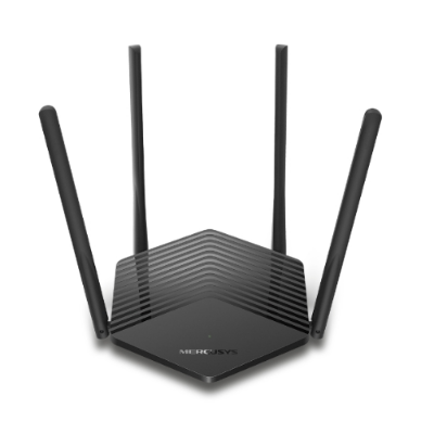 Picture of Mercusys MR60X AX1500 WiFi 6 OFDMA & MU-MIMO Dual Band 1500 Mbps Wireless 1.5 Gbps Gigabit Wi-Fi( Black )