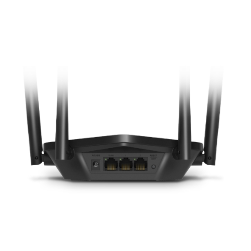 Picture of Mercusys MR60X AX1500 WiFi 6 OFDMA & MU-MIMO Dual Band 1500 Mbps Wireless 1.5 Gbps Gigabit Wi-Fi( Black )