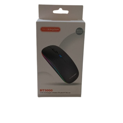 Picture of Microkingdom BT3000 Wireless Bluetooth Rechargeable Mouse( Black )