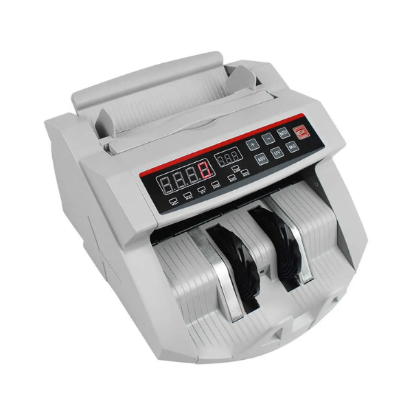 Picture of Money Counter 2108 Ultraviolet (UV) & Magnetic (MG) Fake Note Detection Money Counting Machine( White )