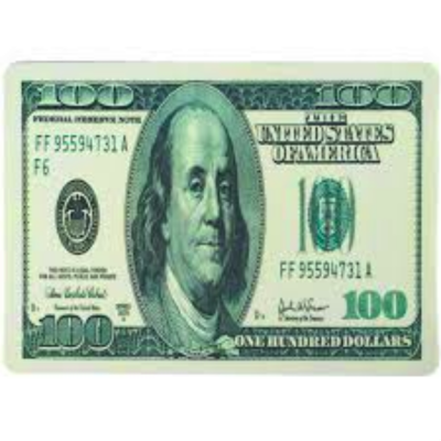 Picture of Mouse pad 100 Dollar( Multicolor )