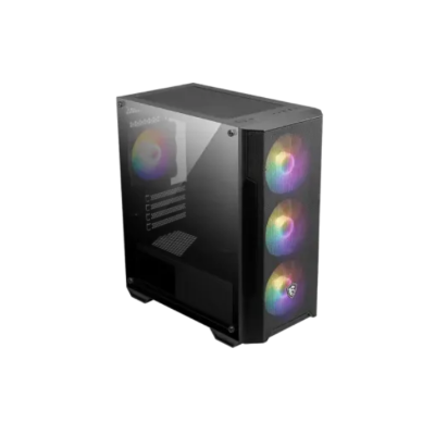 Picture of MSI MAG FORGE M100A Mid Tower Black Micro-ATX Gaming Casing( Black )