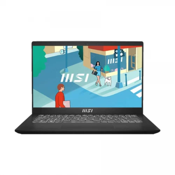 Picture of MSI Modern 14 C11M 11th Gen i3-1115G4 3 to 4.1GHz, 8GB, 512GB SSD, Windows 11 Home, 14" FHD IPS Laptop( Classic Black )
