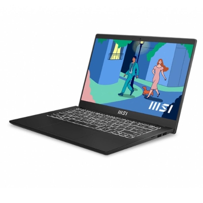 Picture of MSI Modern 14 C12MO 12th Gen i5-1235U 3.3 to 4.4GHz, 16GB, 512GB SSD, Win 11 Home, 14 Inch FHD IPS Laptop( Black )