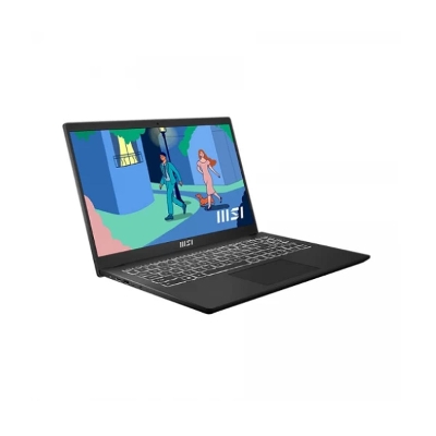 Picture of MSI Modern 15 B12M 12th Gen i7-1255U 3.5 to 4.7GHz, 16GB RAM, 512GB SSD, Windows 11 Home, 15.6 Inch FHD IPS Laptop (B12M-041BD-BB71255U16GXXDX11EMH)( Black )