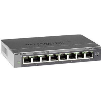 Picture of Netgear GS108E 8-Port Gigabit Plus Managed Desktop Switch