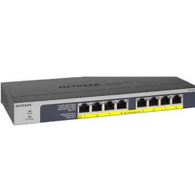 Picture of Netgear GS108PP 8 Plus 4 Gigabit PoE Unmanaged Rackmount Switch