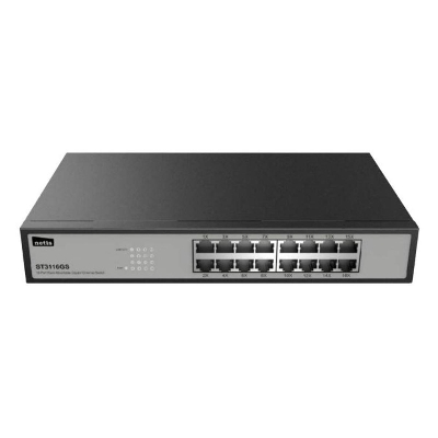 Picture of Netis ST3116G 16 Port Gigabit Ethernet Rackmount Switch( Black )