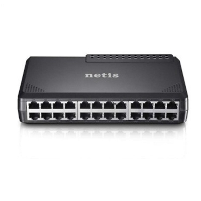 Picture of NETIS ST3124P 24 Port Fast Ethernet Plastic housing Switch( Black )