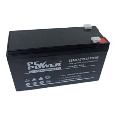 Picture of PC POWER 12V 8.5AH UPS Battery (Without Packet)( Black )