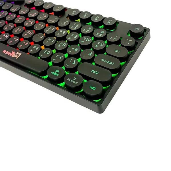 Picture of PC Power K87 Retro Punk Wired USB Gaming Keyboard( Multicolor )