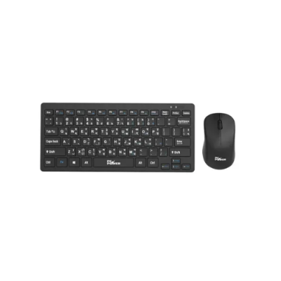 Picture of PC Power PCK-226+ PCM-936 2.4GHz wireless Keyboard and Mouse Combo( Black )