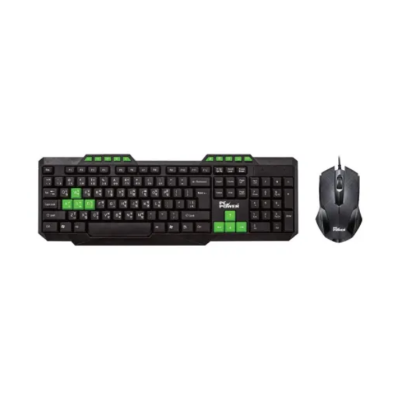 Picture of Pc Power PGC303Y103 Wired Black Keyboard & Mouse Combo( Black )