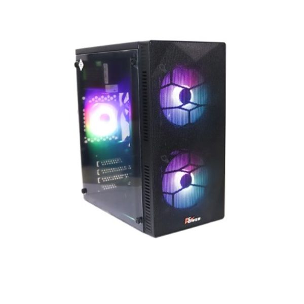 Picture of PC Power PP-X2603 BK Web Mesh mAtx Casing With Power Supply( Black )