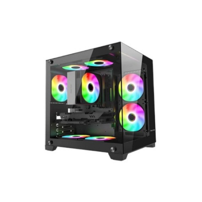 Picture of Power Train G777 Black Mid Tower ATX Gaming Casing( Black )