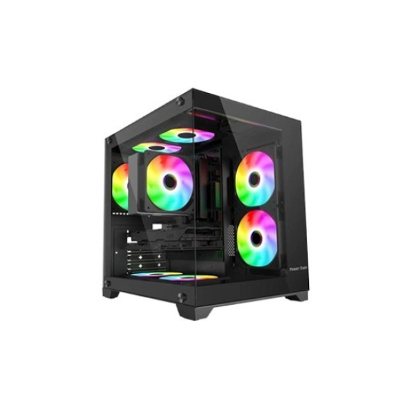Picture of Power Train G777 Black Mid Tower ATX Gaming Casing( Black )