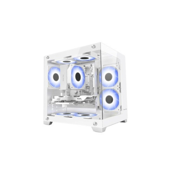 Picture of Power Train G777 White Mid Tower ATX Gaming Casing( White )