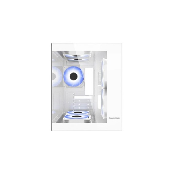 Picture of Power Train G777 White Mid Tower ATX Gaming Casing( White )