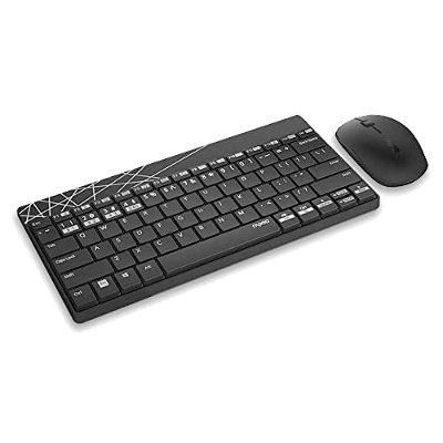 Picture of Rapoo 8000S Wireless Keyboard Mouse Combo( Multicolor )