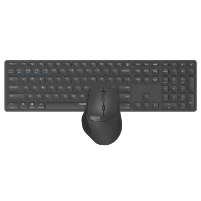 Picture of Rapoo 9800M Multi-Mode Wireless Keyboard And Mouse Combo( Dark Grey )