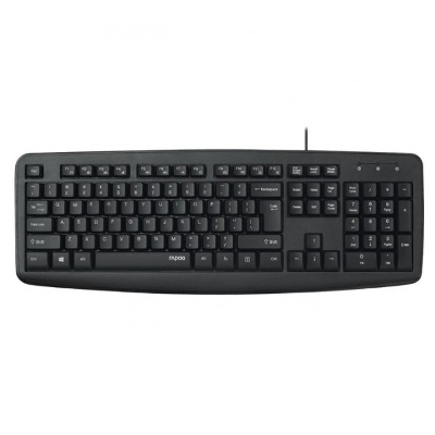 Picture of Rapoo NK2600 Spill-resistant Black Wired USB Keyboard( Black )