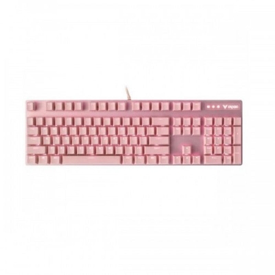 Picture of Rapoo V500 PRO Backlit USB Mechanical Gaming Keyboard Pink( Pink )