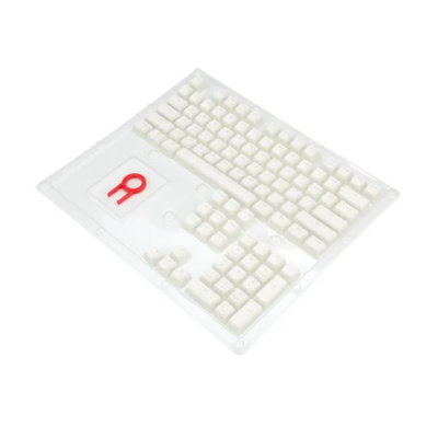 Picture of Redragon A130 Pudding Standard Keyboard Keycaps( White )
