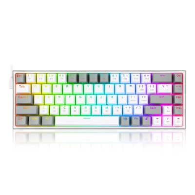 Picture of Redragon K631 WG Castor RGB Mechanical Gaming Keyboard( Grey )