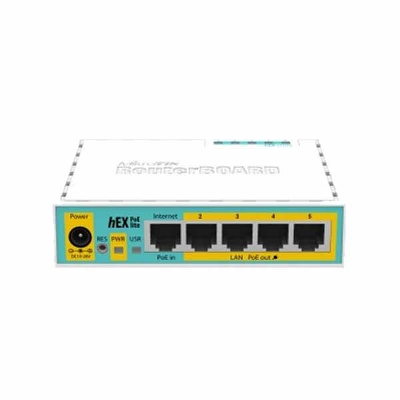 Picture of Router RB750UPr2 hEX PoE lite 5x Ethernet( White )