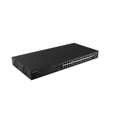 Picture of Ruijie RG-ES126S-LP V2 24-Port with 2-Port Gigabit PoE Switch( Black )