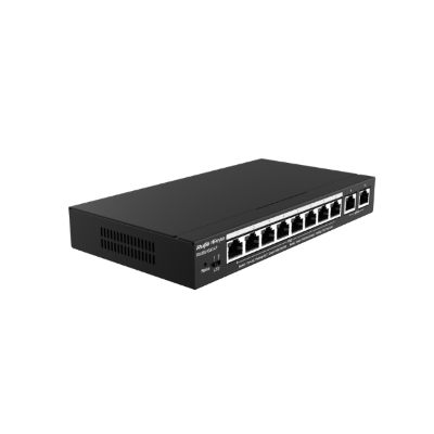Picture of Ruijie RG-ES210GC-LP 10-Port Gigabit Smart Cloud Managed PoE Switch( Black )