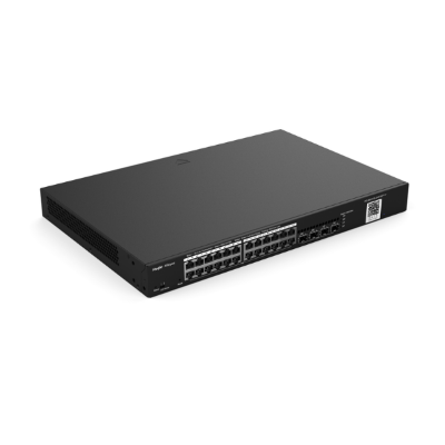 Picture of Ruijie RG-NBS3100-24GT4SFP-P 28-Port Gigabit Layer 2 Cloud Managed PoE Switch( Black )