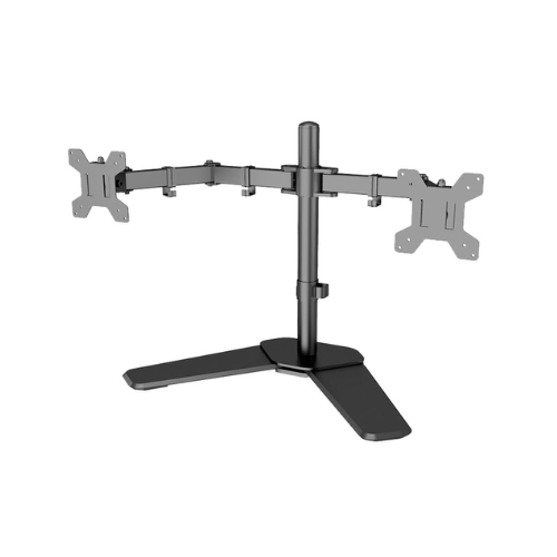 Picture of T022 Multifunction 15 Inch to 30 Inch Dual Desktop Monitor or TV Mount Stand( Black )