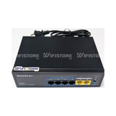 Picture of Tenda S106PC 55 Watt (4 PoE Port) Switch( Black )