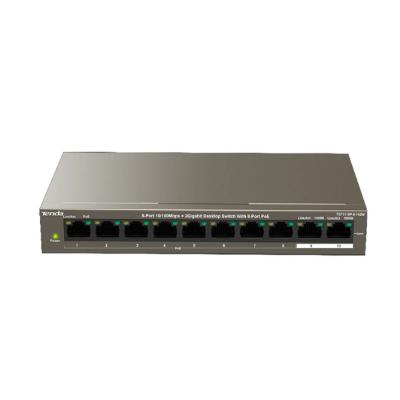 Picture of Tenda TEF1110P 10 Port Desktop Switch #TEF1110P-8-102W( Black )