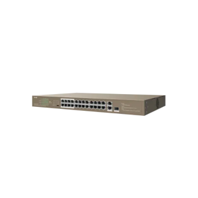 Picture of Tenda TEF1126P-24-250W 24 Port PoE Gigabit Switch( Black )