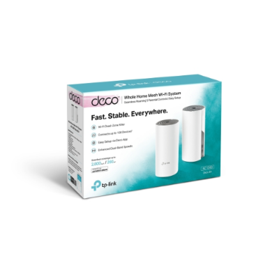 Picture of TP-Link Deco E4 (2 Pack) AC1200 Whole Home Mesh Wi-Fi Router( White )