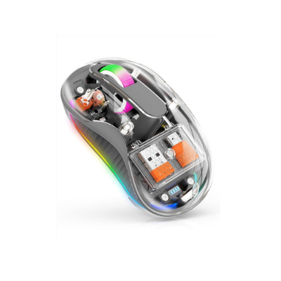 Picture of Transparent M333 Bluetooth/ Type-A / Type-C 2.4MHz Multimode Wireless Silent Mouse( Black )