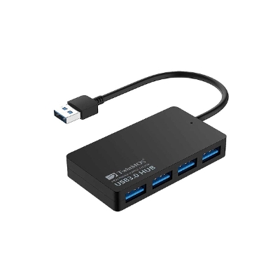 Picture of Twinmos 4 Port Square USB Hub 3.0 EZEEHUB-34L-Metal( Black )
