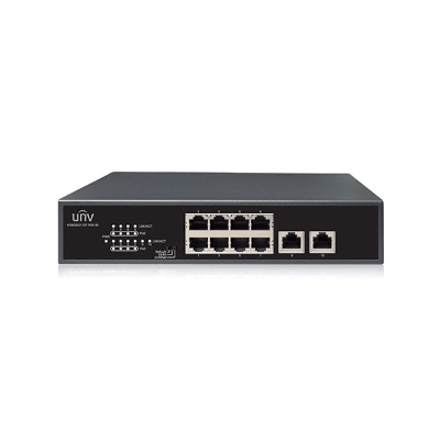 Picture of Uniview NSW2010-10T-PoE-IN 8 Ports 10/100 PoE Switch With 2 Uplink Ports( Black )