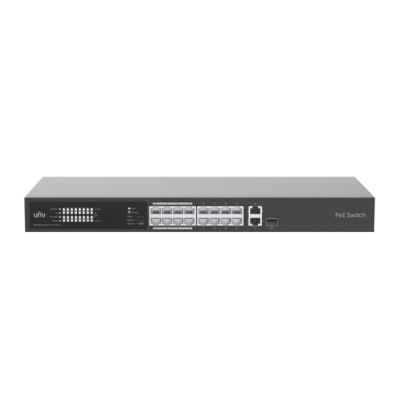 Picture of Uniview NSW2020-16T1GT1GC-POE-IN 16 Ports Gigabit PoE Switch With 2 Combo Gigabit Ports( Black )