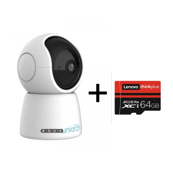 Picture of Uniview Uniarch Uho-S2E Wi-Fi Camera With Free 64 GB Memory Card( White )